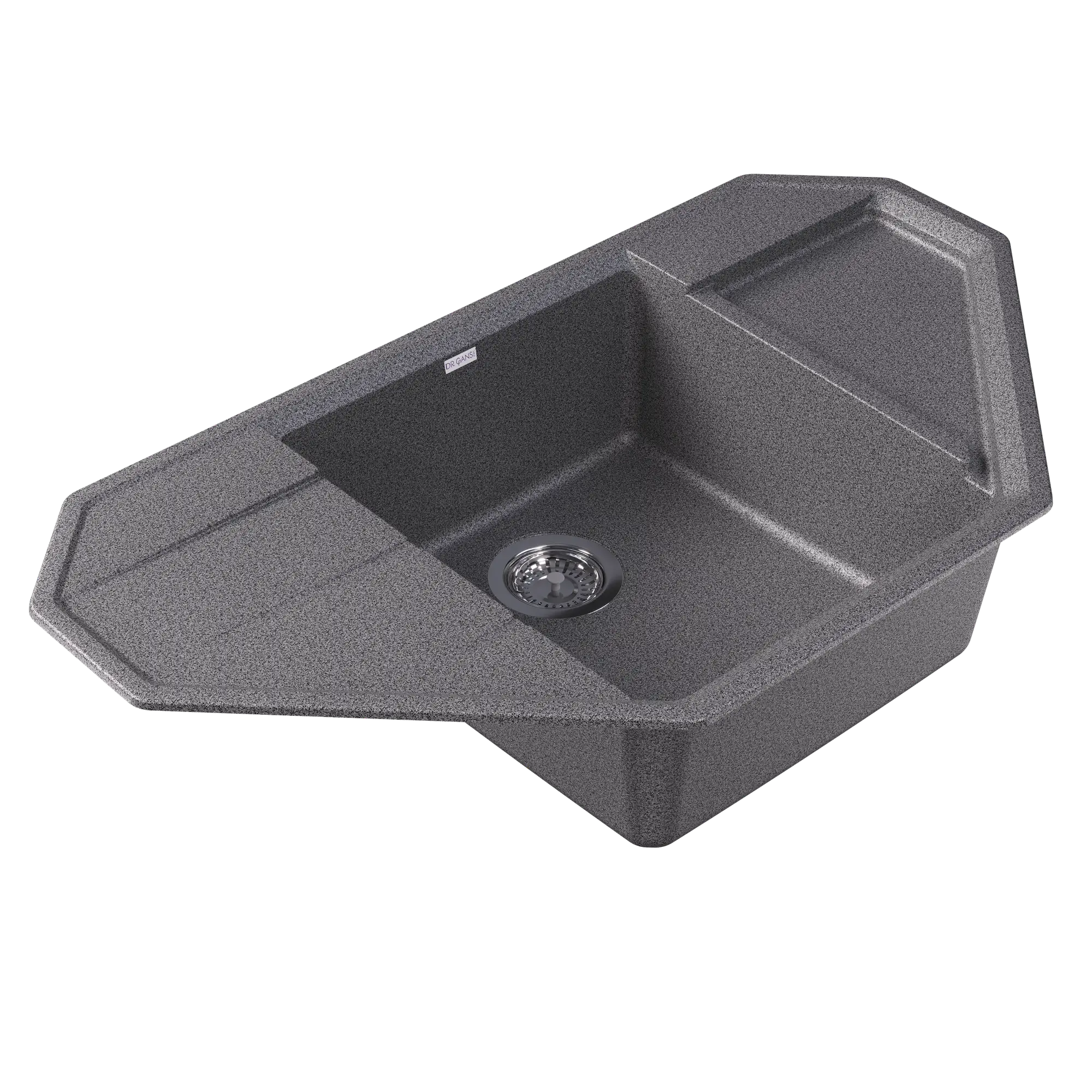 Мойка DrGans "Крона" 910, базальт СМс (29.040.D0910.409)