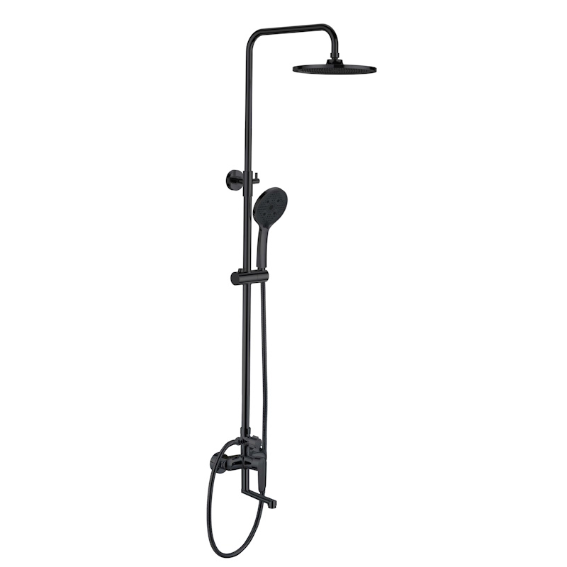 Душевая система Esko Lagos Black ST205LGBL/ST205LGB, черный