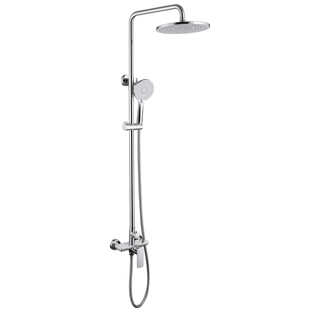 Душевая стойка ABBER Weiss Insel AF8020L без излива, хром