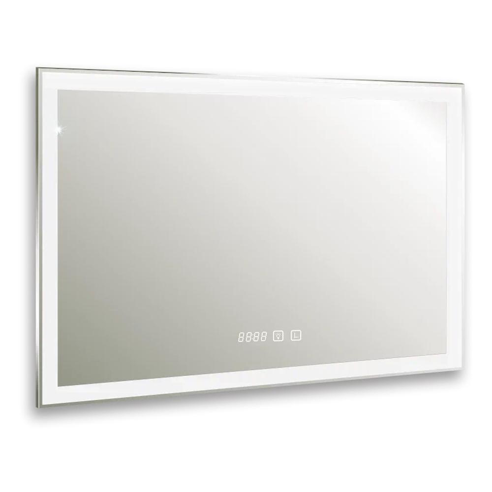 Зеркало Silver Mirrors Norma neo 3 800х600 (Сенсорный выключатель, подогрев, часы внешней настройки)